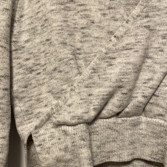 Back Wrap Sweater High Nick Salt & Pepper - Picture 3 of 3